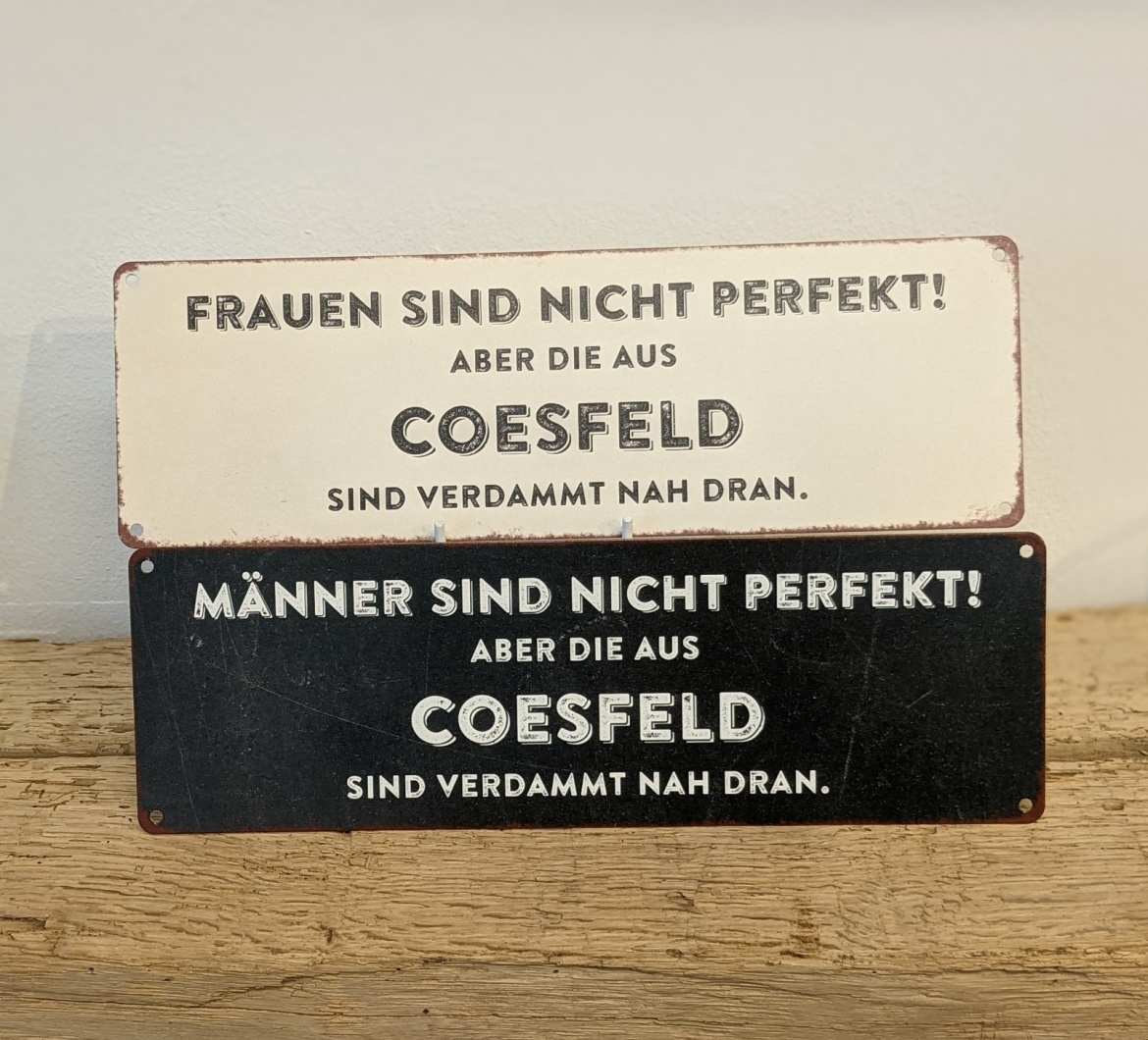 Blechschild_Coesfeld